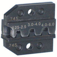 974915 KNIPEX čelisti k LK1 na mosazné objímky s bočním připojením typu A 1,25-2,5mm2 (62474530)