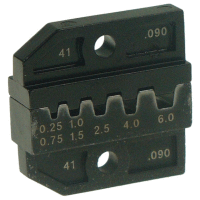 974908 KNIPEX čelisti k LK1 na dutinky, pro průřezy 0,25-6mm2 dle UL (62409030)