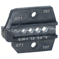 974960 KNIPEX čelisti k LK1 na soustružené kontakty HTS a Harting, pro průřezy 0,14-4mm2