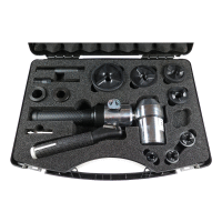 01759 ALFRA ruční hydraulický prostřihovací nástroj úhlový, kufr s razníky M16-M63 TRISTAR