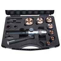 01650 ALFRA ruční hydraulický prostřihovací nástroj přímý, kufr s razníky Pg9-Pg42 pro nerez