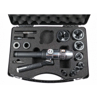 00000 ALFRA ruční hydraulický prostřihovací nástroj přímý, kufr s razníky Pg9-Pg21+30,5mm TRISTAR