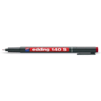 Permanentní pero s kulatým hrotem 0,3mm / barva rudá