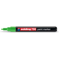 Permanentní pero - lakový popisovač s kulatým hrotem 2-4mm / barva zelená, tuš bez toluenu