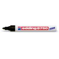 Permanentní pero - lakový popisovač s kulatým hrotem 2-4mm / barva černá, tuš s toluenem
