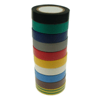 Elektroizolační páska samolepící PVC, rozměr 0,13x15mm/10m, použití +10°C až +85°C, různé barvy