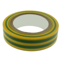 Elektroizolační páska samolepící PVC, rozměr 0,13x15mm/10m, použití +10°C až +85°C, žluto-zelená