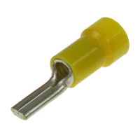 Kolík izolovaný, průřez 0,1-0,5mm2 / délka 8mm, izolace PA