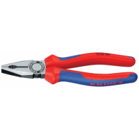 0302200 KNIPEX kleště kombinované, dvoukomponentní rukojeti, délka 200mm