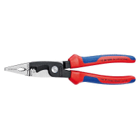 1382200 KNIPEX kleště kombinované elektro, dvoukomponentní rukojeti, délka 200mm