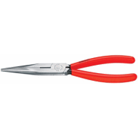 2611200 KNIPEX kleště půlkulaté dlouhé se štípáním, rukojeti potažené PVC, délka 200mm