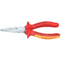 3016160 KNIPEX kleště ploché do 1000V, chromované, dvoukomponentní rukojeti, délka 160mm