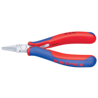 3512115 KNIPEX kleště ploché leštěné pro mikroelektroniku, dvoukomponentní rukojeti, délka 115mm