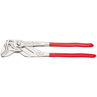 8603400 KNIPEX kleště paralelní, niklované, rukojeti potažené PVC, rozsah 0-85mm, délka 400mm