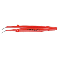 923764 KNIPEX pinzeta precizní zahnutá, izolovaná do 1000V