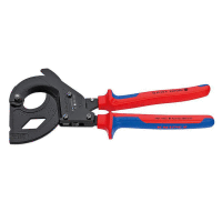 9532315A KNIPEX ráčnové nůžky na AL, CU a SWA armované kabely do průměru 45mm / 380mm2