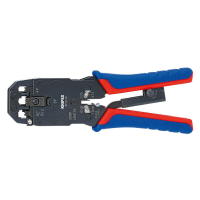 975112 KNIPEX kleště lisovací na telefonní a PC konektory RJ 10, 11, 12 a 45