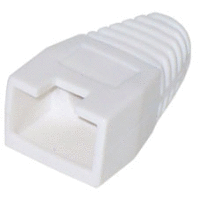 Ochranný plastový kryt pro konektor RJ 45 bílý