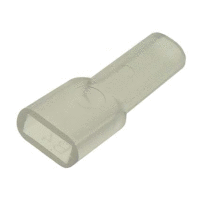 Kryt objímky jednopólový 4,8mm PVC transparentní, teplotní stálost od -25°C do +75°C po 500ks