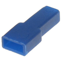 Kryt objímky jednopólový 2,8mm PE modrá, provozní teplota do +75°C