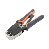 975110 Lisovací kleště na telefonní a PC konektory 6-, 8-pólů 6P4C, 6P6C, 8P8C (RJ11, RJ12, RJ45)
