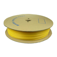 Popisovací bužírka PVC kruhová, vnitřní průměr 8mm / průřez 16mm2, žlutá