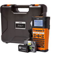 Elektronický štítkovač BROTHER pro pásky TZe šíře 6 - 18mm + baterie, adaptér 220V, kufr