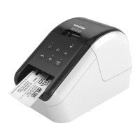 Elektronická tiskárna štítků BROTHER pro papírové a plastové pásky a etikety DK, dvoubarevný tisk