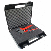 9743200 KNIPEX kufřík s profi lisovacími kleštěmi LK-1 CHROM bez čelistí (LUS 1)