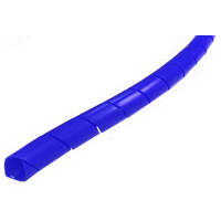 Svazkovací spirála pro průměr svazku 5-20mm, bezhalogenová, použití -50°C až +85°C, barva modrá