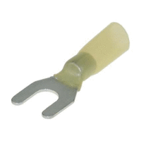 Vidlice lisovací Cu se smrštovací bužírkou, průřez 4-6mm2 / M6 / 12mm