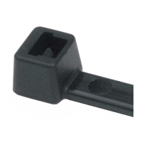 Vázací páska černá krátkodobě UV odolná, nosnost 8kg, průměr svazku 53mm, rozměr 2,5x200mm (1000ks)