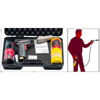 Plynový hořák výkonný mobilní VULCANE EXPRESS s tryskou na bužírky a hadicí + 1x plyn MAPP MG9