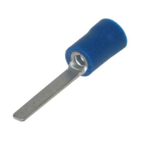 Detail - Kolík plochý izolovaný, průřez 1,5-2,5mm2 / délka 12mm / šíře 2,5mm, izolace PVC (BF-PP 12/25) Kolík plochý izolovaný, průřez 1,5-2,5mm2 / délka 12mm / šíře 2,5mm, izolace PVC (BF-PP 12/25)