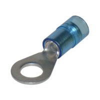 Detail - Oko izolované, průřez 1,5-2,5mm2 / M3 / šíře 6,6mm, izolace PA, dle DIN 46237, double crimp Oko izolované, průřez 1,5-2,5mm2 / M3 / šíře 6,6mm, izolace PA, dle DIN 46237, double crimp