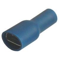 Detail - Objímka plochá celoizolovaná, průřez 1,5-2,5mm2 / 6,3x0,8mm PVC dle UL (BF-F608P) ID 2,3mm Objímka plochá celoizolovaná, průřez 1,5-2,5mm2 / 6,3x0,8mm PVC dle UL (BF-F608P) ID 2,3mm