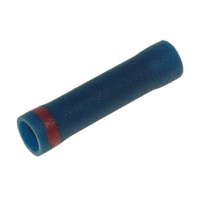Lisovací spojka CU izolovaná sériová, redukce z 1,5-2,5mm2 na 0,5-1,5mm2, délka 25mm, izolace PVC