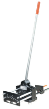 03001 ALFRA pákové nůžky s děrováním 12x6,4 na DIN lišty 35x7,5/35x15/15x5,5/C-profil 34x15/Cu10x3mm