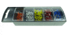 Plastový box s dutinkami izolovanými 0,5-2,5mm2, barebný kód 1