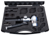 02050 ALFRA ruční hydraulický prostřihovací nástroj úhlový, kufr a příslušenství, bez nástrojů