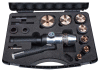 01650 ALFRA ruční hydraulický prostřihovací nástroj přímý, kufr s razníky Pg9-Pg42 pro nerez