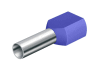 Dutinka dvojitá, průřez 2x2,5mm2 / délka 10mm, dle UL, CSA a DIN46228 bezhalogenová modrá GLW