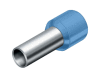 Dutinka izolovaná, průřez 2,5mm2 / 10mm / ID 4,0mm UL, CSA a DIN46228 bezhalogenová modrá