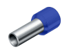 Dutinka izolovaná, průřez 2,5mm2 / 12mm / ID 4,3mm UL, CSA a DIN46228 bezhalogenová modrá