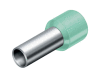 Dutinka izolovaná, průřez 0,34mm2 / 6mm / ID 2,0mm UL, CSA a DIN46228 bezhalogenová tyrkysová(100ks)