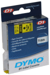 40918 DYMO samolepicí páska D1 samolepicí plastová 9mm, černý tisk na žluté, návin 7m