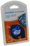 59422 DYMO páska LETRA TAG samolepicí plastová šíře 12mm, návin 4m, barva bílá S0721560