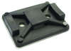 Kabelová příchytka černá 25x32mm samolepicí, pro pásky šíře 8,0mm (10 pásků po 10ks)