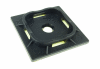 Kabelová příchytka černá 39x39mm samolepicí, pro pásky šíře 9mm