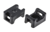 Kabelové sedlo černé pro pásky šíře max. 4,8mm / 15,0x10,0x7,1mm / otvor 3,5 / 7,0mm (HC-1) 500ks